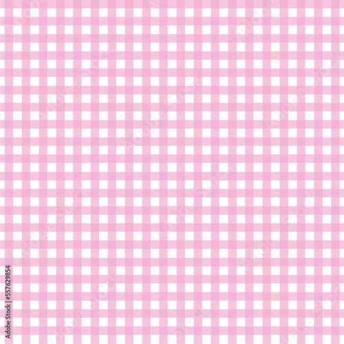 Gingham seamless pattern, pink and white, can be used in decorative designs fashion clothes Bedding sets, curtains, tablecloths, notebooks, gift wrapping paper