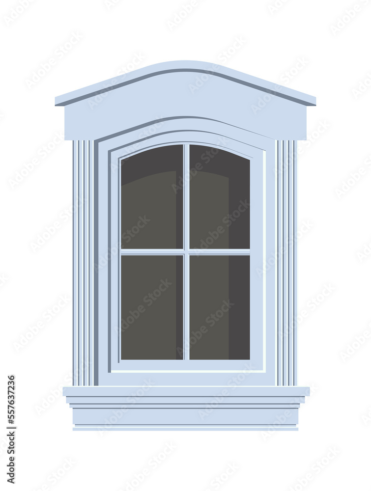 window isolated on white background , windows transparent background	