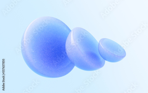 Fototapeta Naklejka Na Ścianę i Meble -  Abstract glass geometries, 3d rendering.