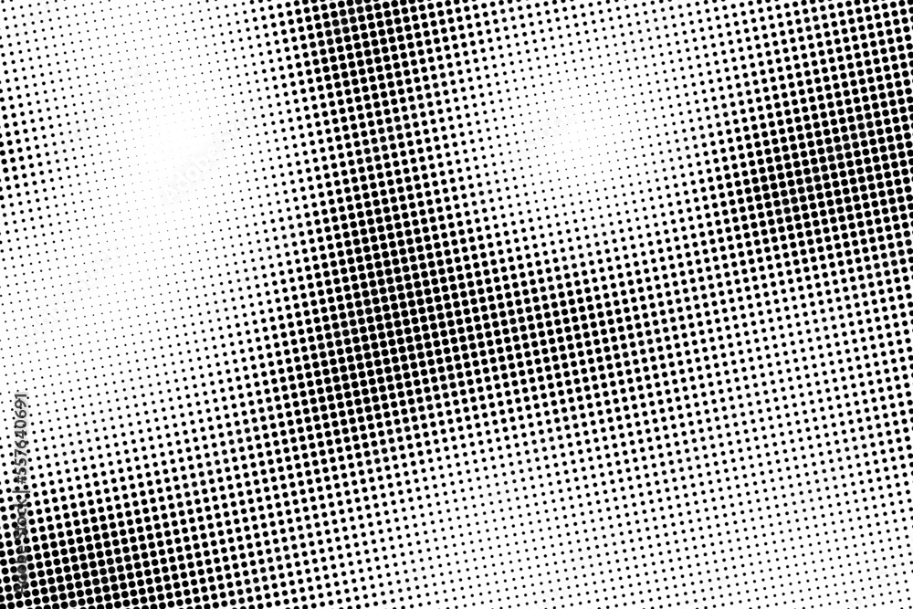 Black and white wave dotted halftone background Black and white wave dotted halftone background