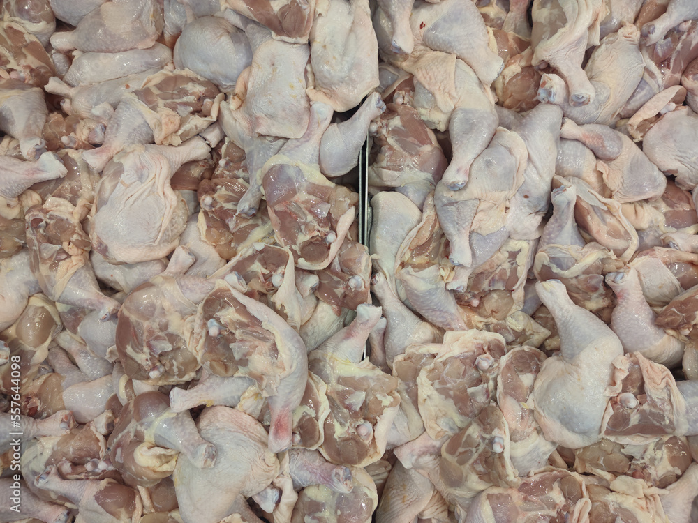 pork meat, chicken wings, chicken breast for sale in the market
pork meat, chicken wings, chicken breast for sale in the market