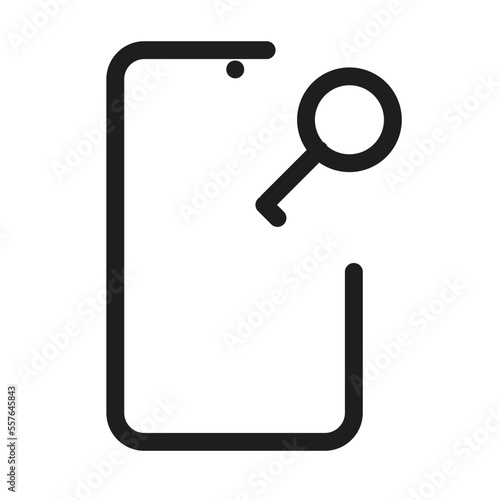 Smarphone key lock