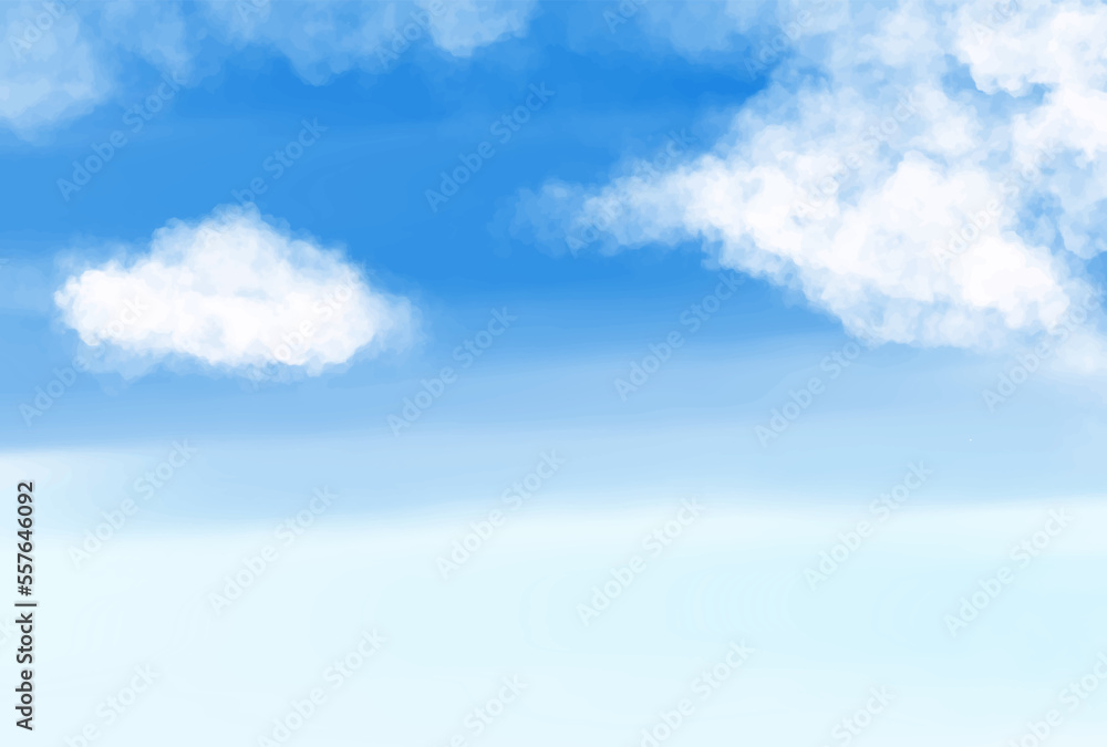 Obraz premium 空 雲 風景 背景