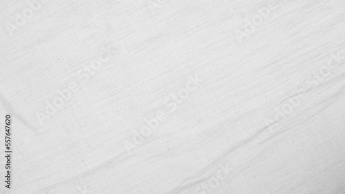 Fabric backdrop White linen canvas crumpled natural cotton fabric Natural handmade linen top view background Organic Eco textiles White Fabric linen texture © Charlie's
