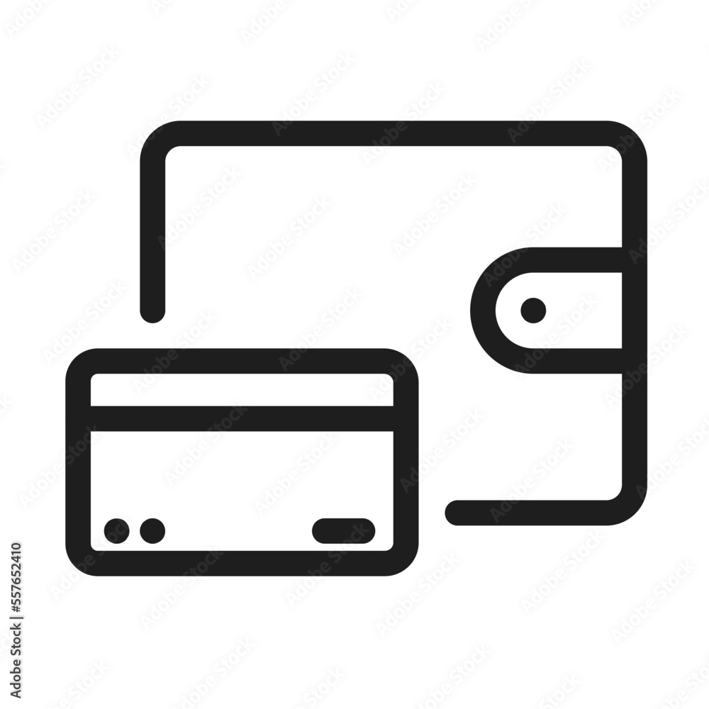 Wallet Credit card icon Wallet Credit card icon