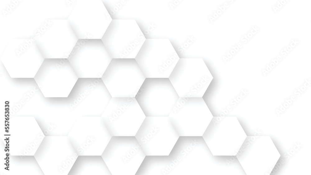 Hexagonal White Background Hexagonal White Background