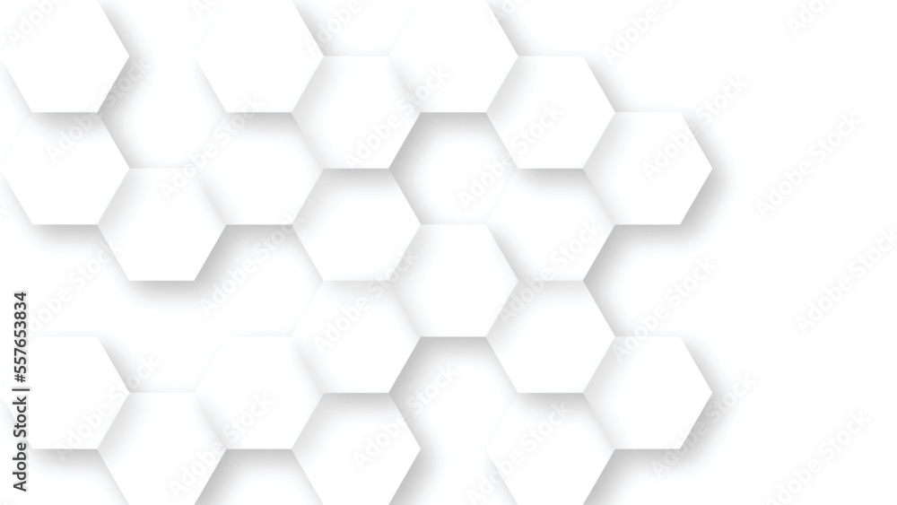 Hexagonal White Background Hexagonal White Background