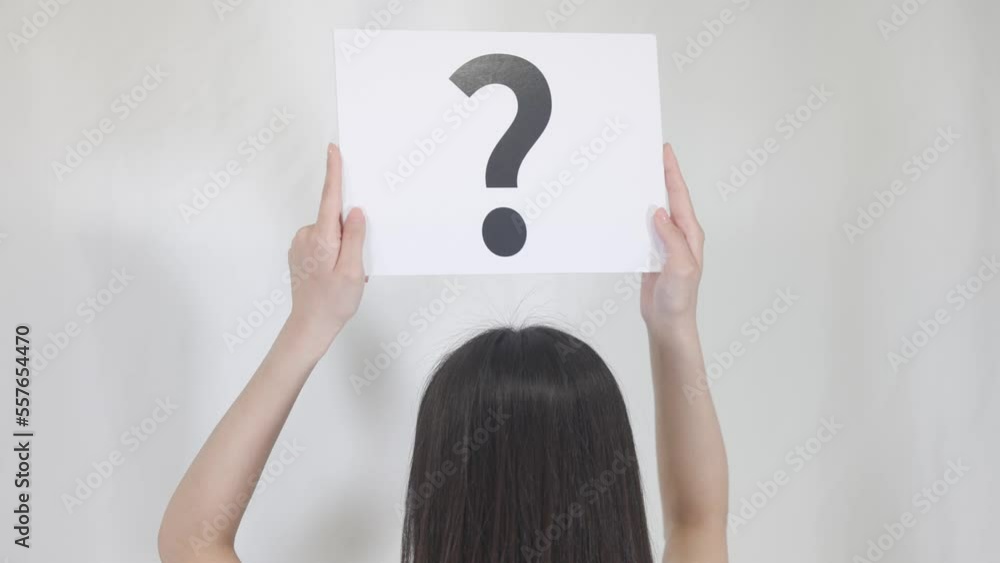 Question marks, questions, thoughts, worries, curiosity, curiosity, women Question marks, questions, thoughts, worries, curiosity, curiosity, women