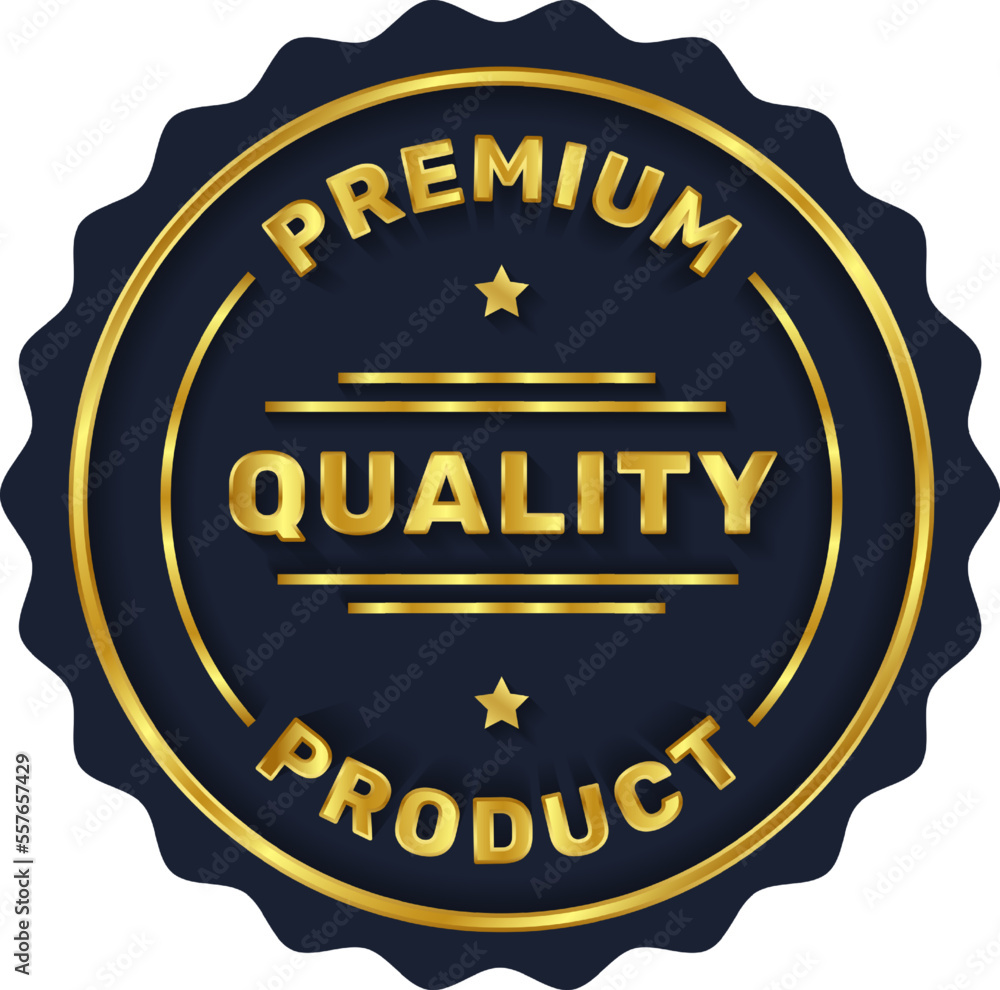 Gold and silver luxury retro badge. Premium-quality vector badges luxury black label. Quality label with a gold seal. Premium badge medal with genuine gold stamp. Gold label retro vintage collection 