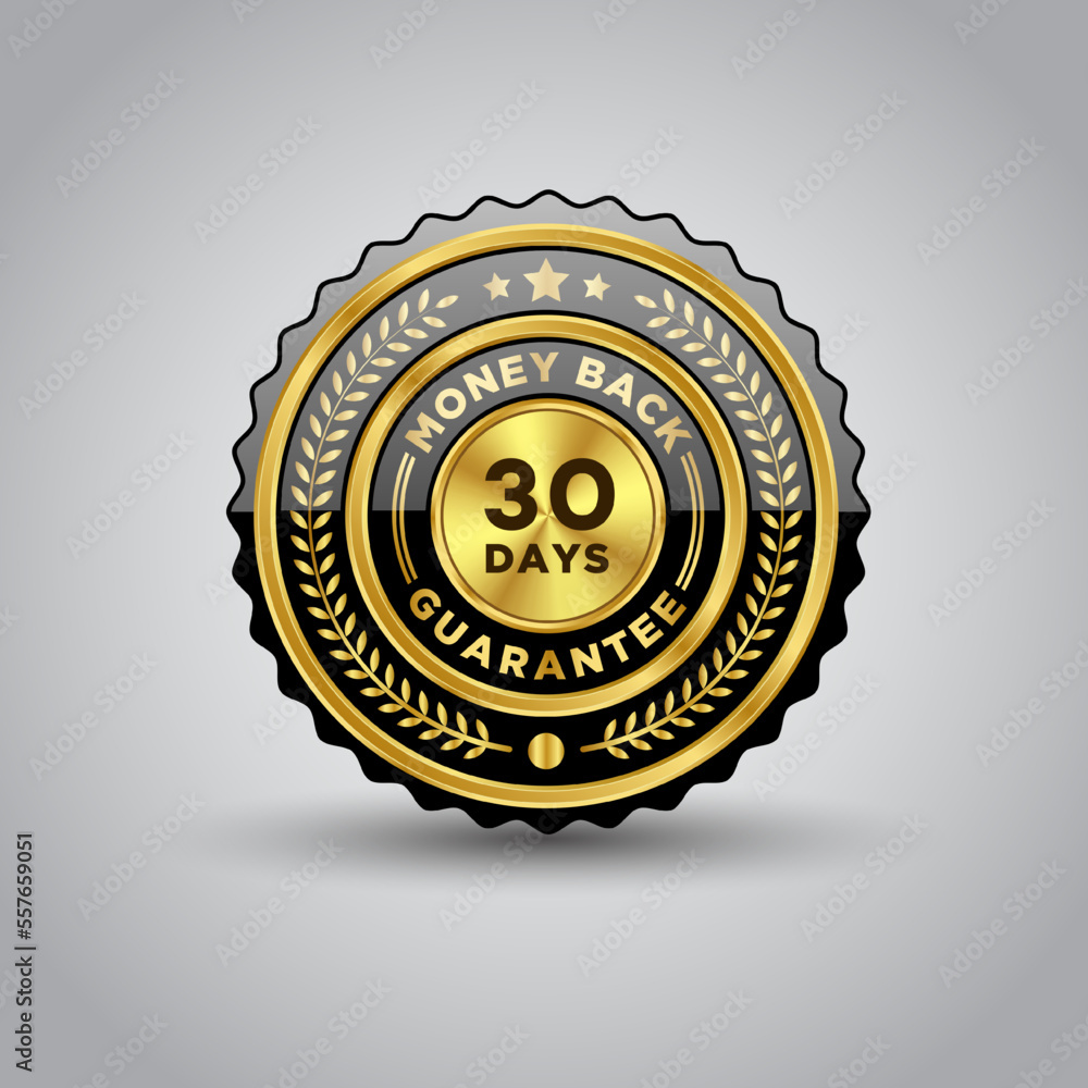 Gold And Silver Luxury Retro Badge Premium Quality Vector Badges