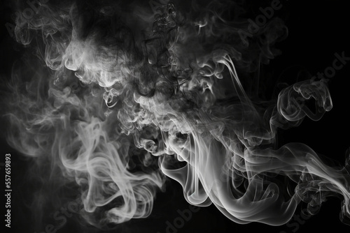 smoke filled background, generative ai composite