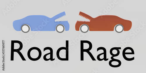 Road Rage concept
