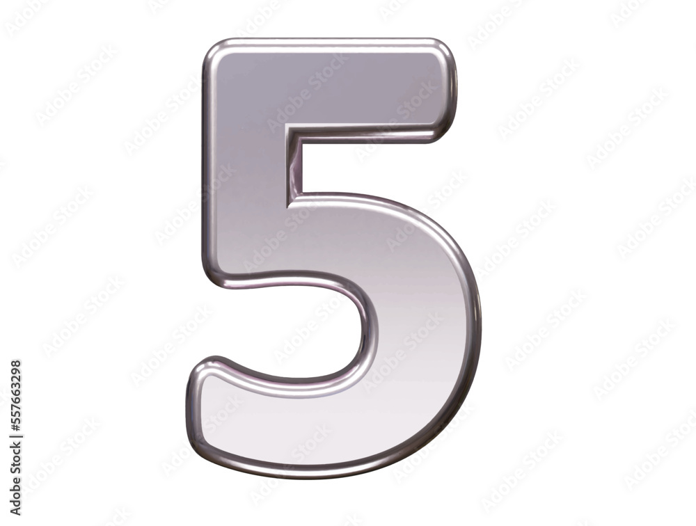 Number text effect vector illustration Number text effect vector illustration