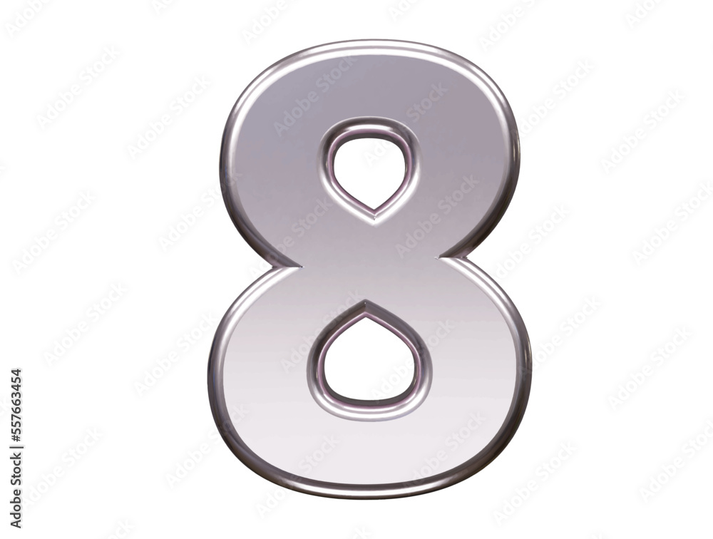 Number text effect vector illustration Number text effect vector illustration