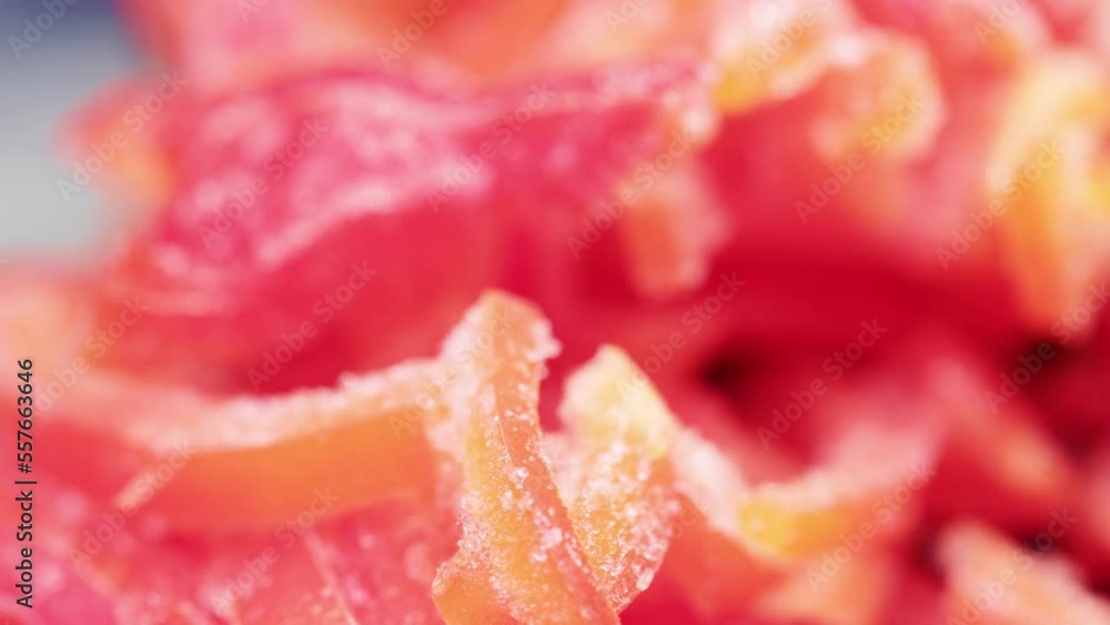 Freeze Red Bell Pepper on Turntable Freeze Red Bell Pepper on Turntable
