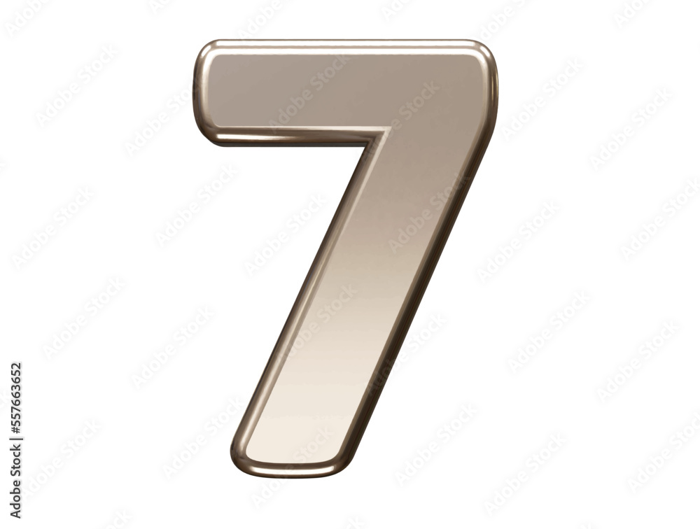 Number text effect vector illustration Number text effect vector illustration