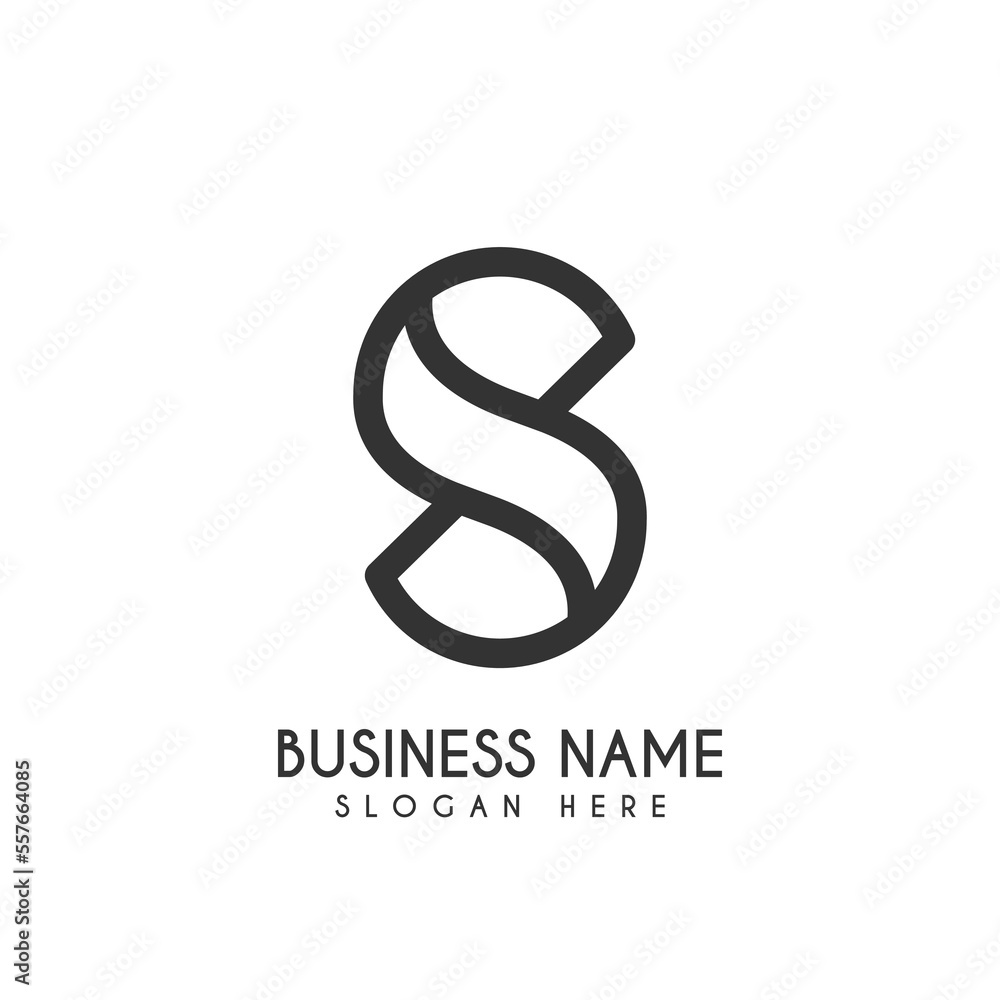 Initial Letter S Logo , monogram logo letter s minimalism, simple , usable for Business Initial Letter S Logo , monogram logo letter s minimalism, simple , usable for Business