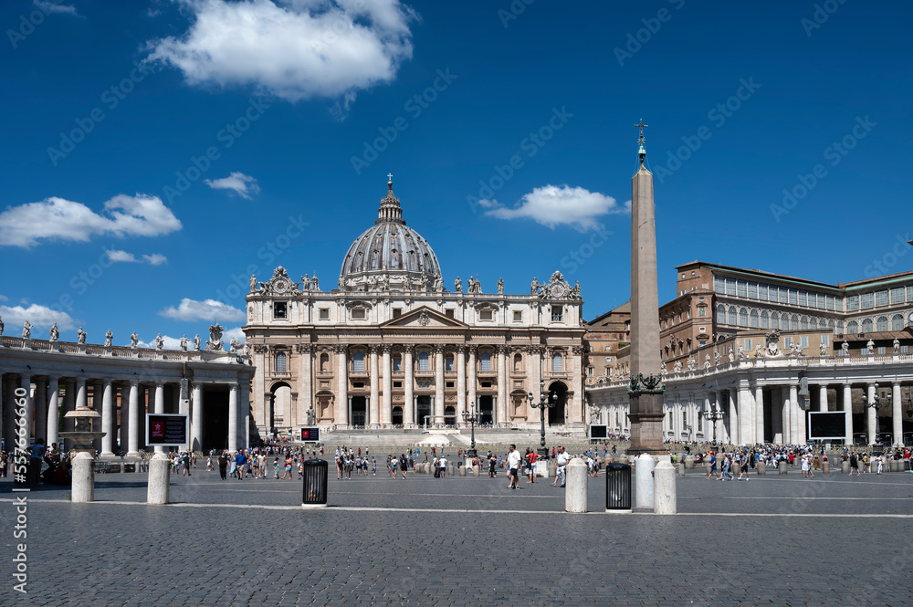Saint Peter's Basilica and Saint Peter's Square in Vatican City