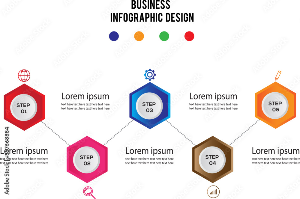 Infographics elements template for evolution series, diagram, Creative banner.