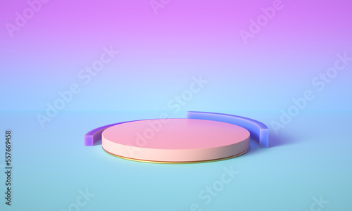3D rendering of promotional background