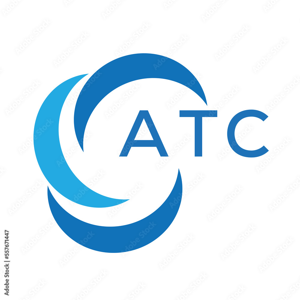 ATC Letter logo design template vector. ATC Business abstract