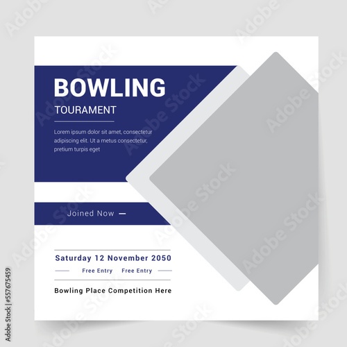 Bowling social media banner post