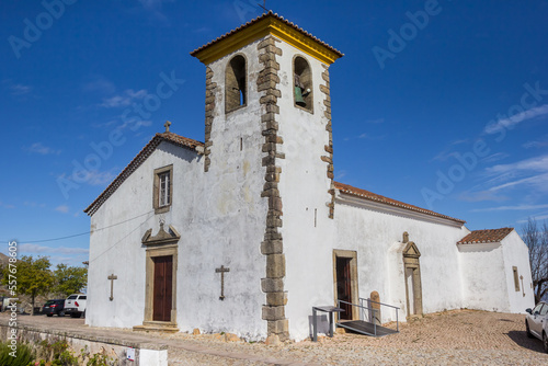 Santa Maria church in historic village Marvao, Portugal © venemama