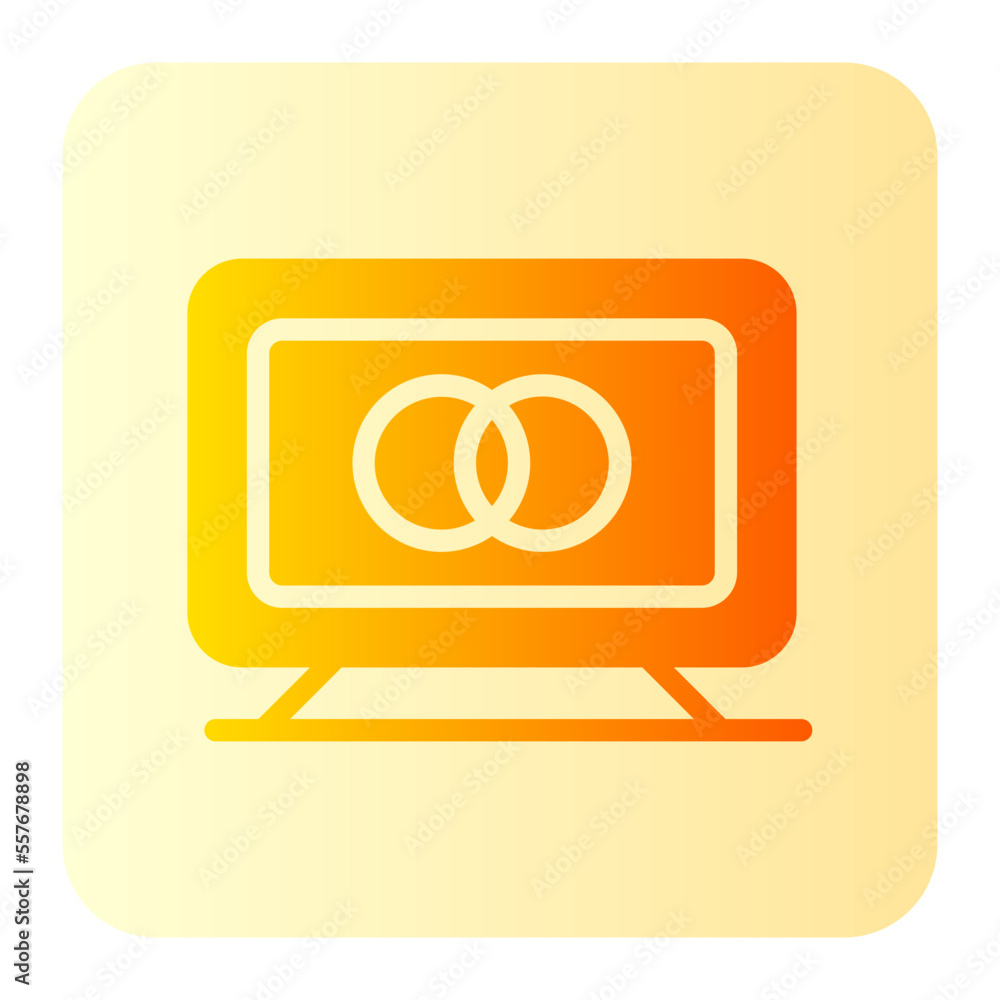 imac computer gradient icon