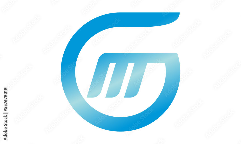 brand logo GM design letter brand logo GM design letter