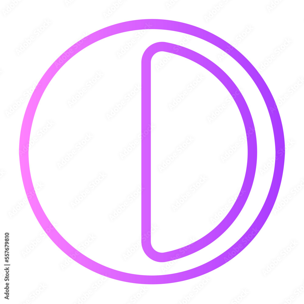contrast gradient icon contrast gradient icon