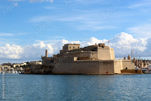 Fort St. Angelo and the Grand Harbour in Vittoriosa, Malta