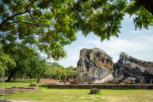 THAILAND AYUTTHAYA WAT LOKAYASUTHARAM photo