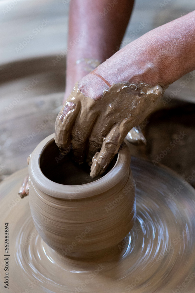 Pottery making in India - Handmade