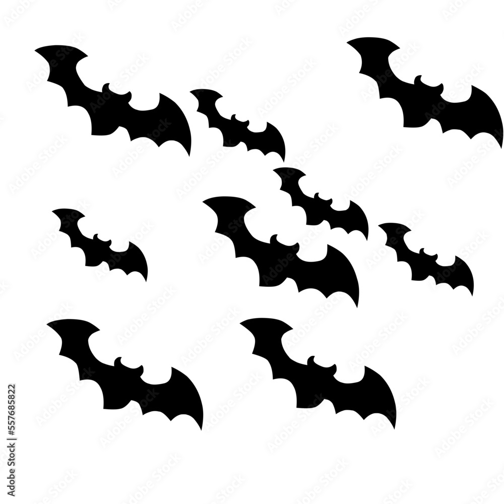Helloween Bat silhouette Helloween Bat silhouette