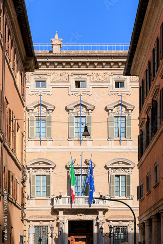 Canvas Print View of the Palazzo Madama in Rome, Italy