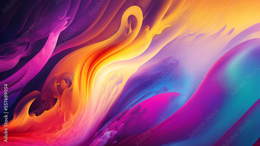 Background image, abstract art, gradient, light, color, digital illustration, generated by AI Background image, abstract art, gradient, light, color, digital illustration, generated by AI