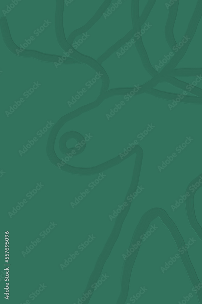 Fototapeta premium トナカイ、緑の背景