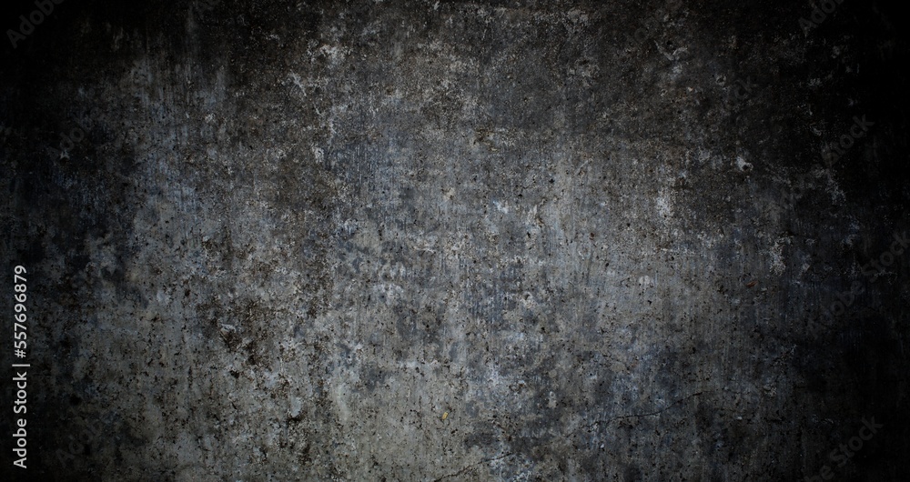 cracked abstract wall, black and white textured wall background, cracked wall background