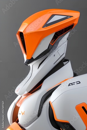 Portrait of Humanoid robot