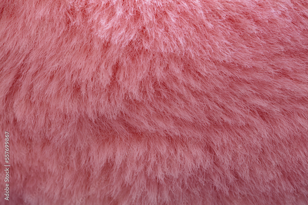 Fototapeta premium pink velour plush cloth textured background