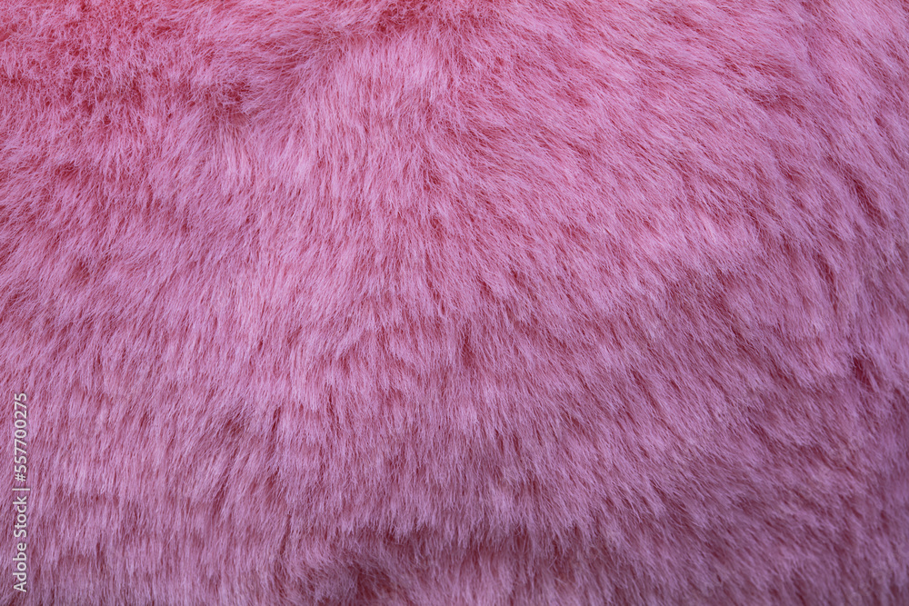 Fototapeta premium pink velour plush cloth textured background