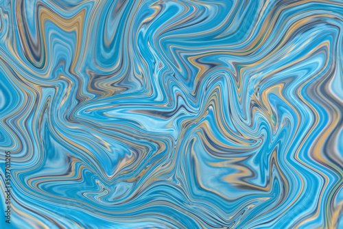 Abstract blue colored background with streaks.