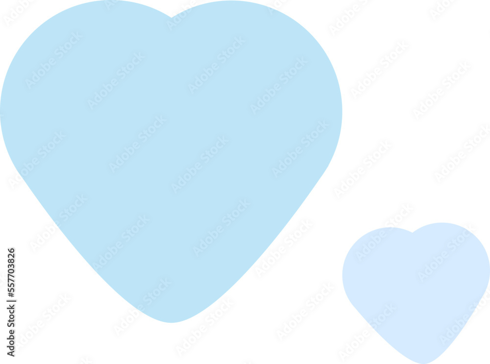 cute blue heart shape decoration cute blue heart shape decoration