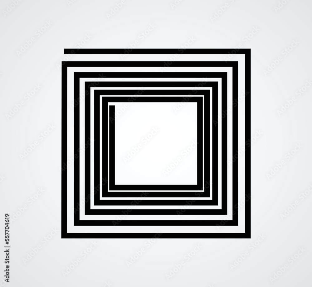 Rectangle Logo with lines.Rectangle unusual icon Design .frame with Vector stripes for images
Rectangle Logo with lines.Rectangle unusual icon Design .frame with Vector stripes for images