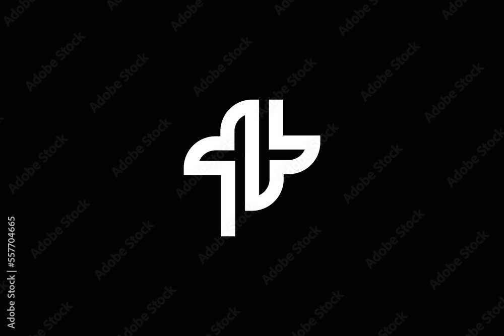 Minimal Awesome Creative Trendy Professional Letter T T Logo Design Template On Black Background Minimal Awesome Creative Trendy Professional Letter T T Logo Design Template On Black Background