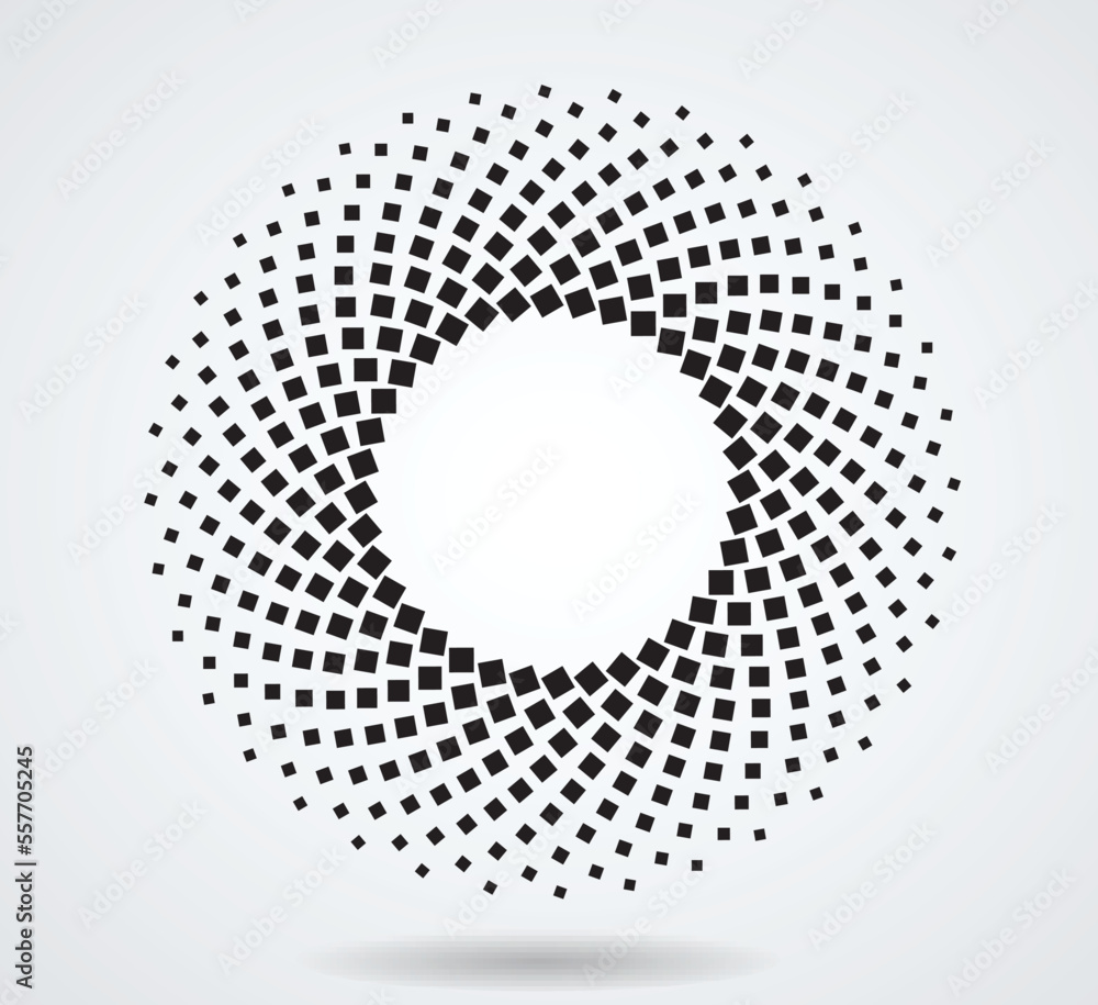 Halftone dots in circle form. round logo . vector dotted frame . design element
Halftone dots in circle form. round logo . vector dotted frame . design element