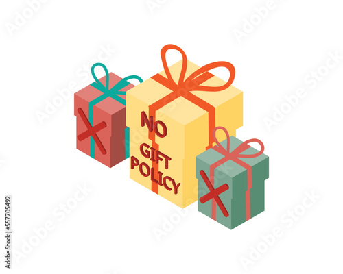 no gift policy and Anti-Corruption Policy for the acceptance of gifts or other  reward