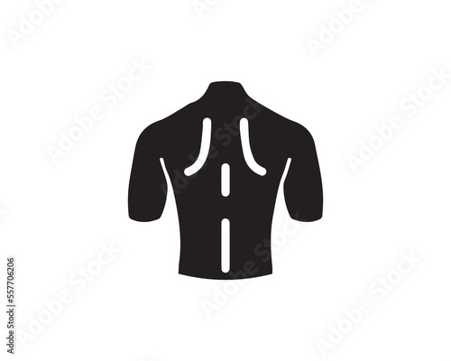 Back flat icon vector design