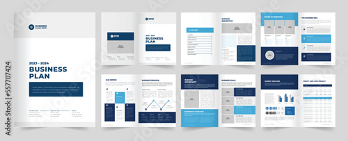 Business Plan for your business. Business plan template design.