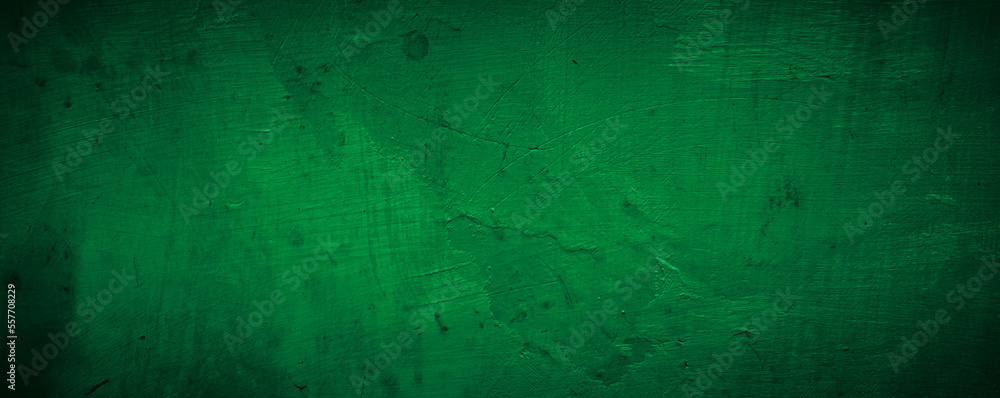 Fototapeta premium green dark texture cement concrete wall abstract background 